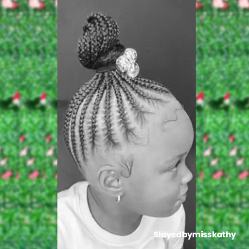 Cornrows Baby Ponytail