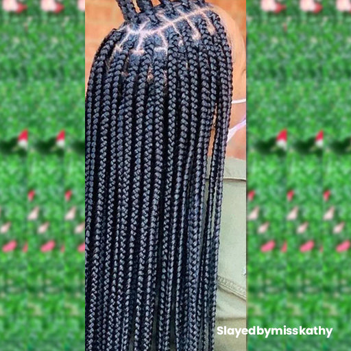 Medium Box Braids